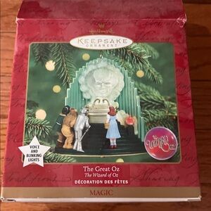 Hallmark The Great Oz Ornament with Green and Red Accents